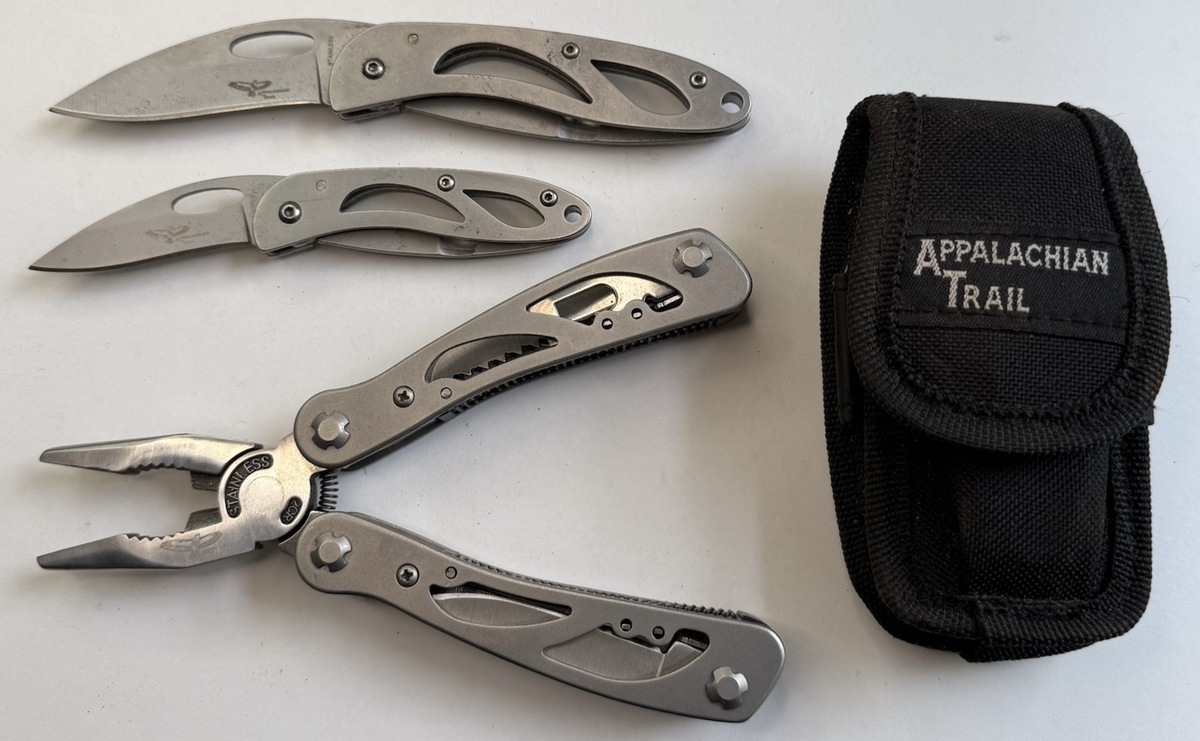 APPALACHIAN TRAIL MULTI TOOL POCKET KNIFE STAINLESS 2CR AND KNIVES