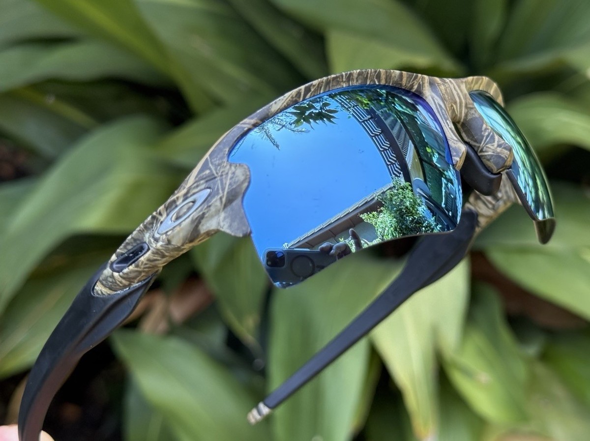 OAKLEY Custom Unique Collector FLAK 2.0 Kings Camo / Blue 