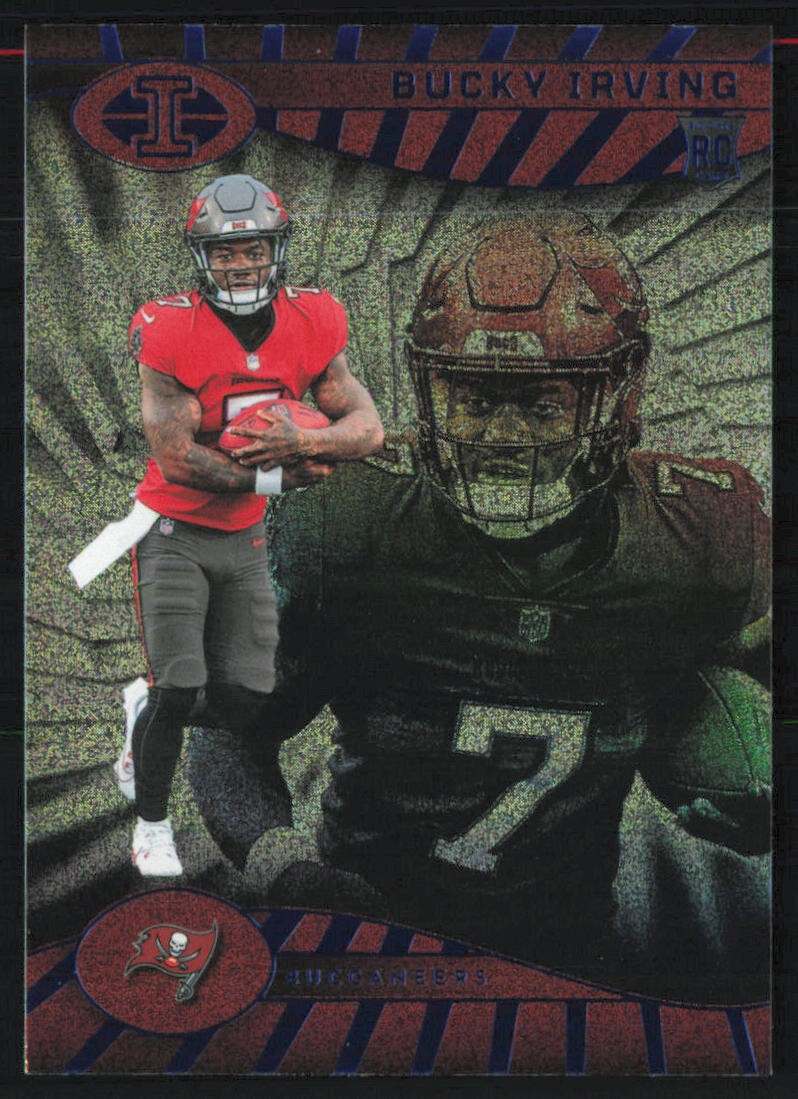 Bucky Irving 2024 Panini Illusions Dots Trophy Collection #85 RC Buccaneers
