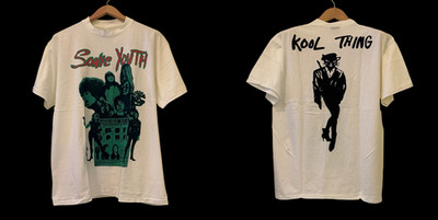 Vintage Sonic Youth KOOL THING 90s Grunge Rock Band Tour T-Shirt REPRINT