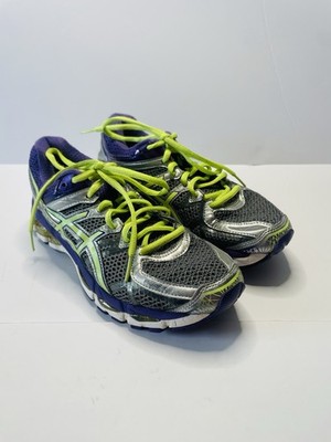 Asics Gel-Kayano 21 Women's Size 8.5 Running Shoes Gray Purple