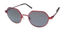 NEW MOREL RED RILEY 90020C SUNGLASSES 50-20-145 MENS METAL GEOMETRIC FULL-RIM