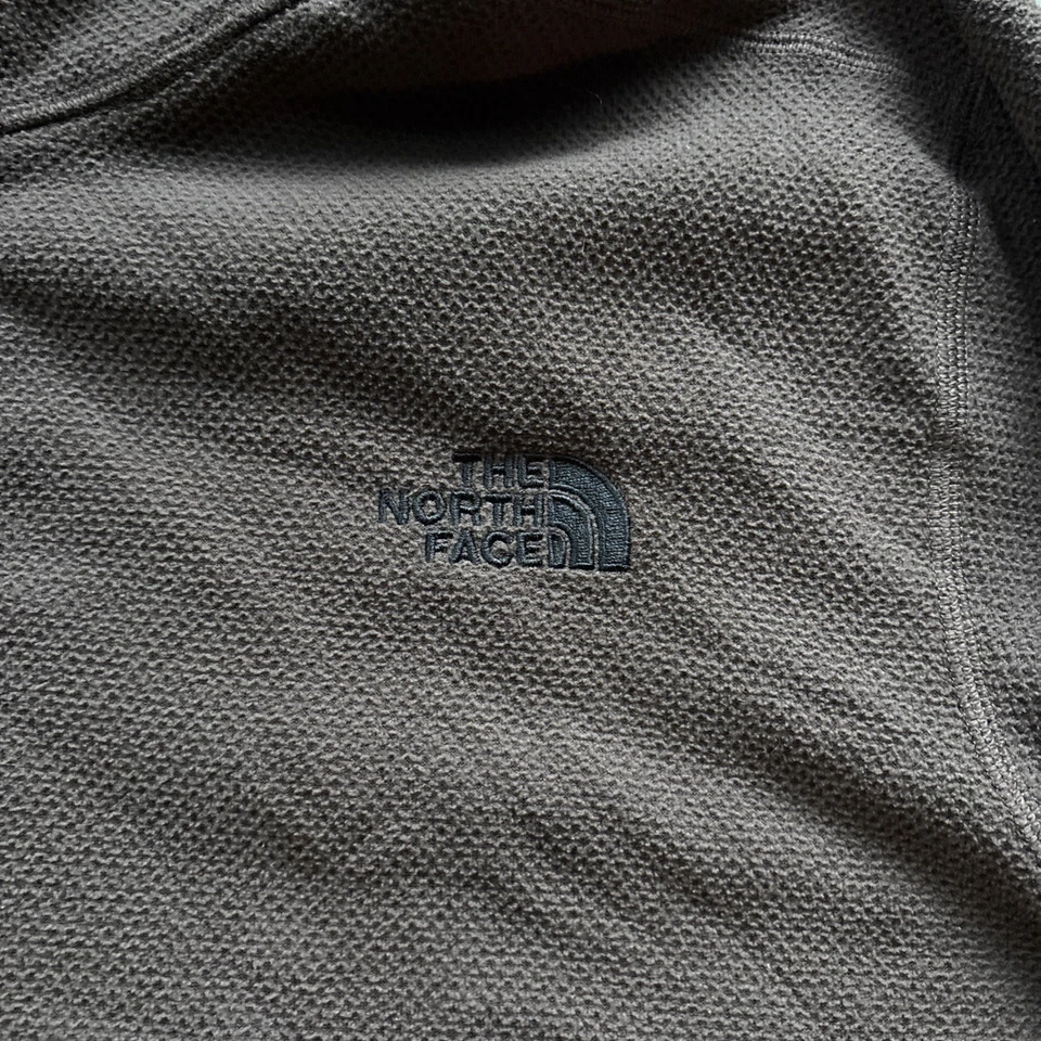 The North Face Fleece Pullover Sweater 1/2 Half Zip Coffee Brown Mens 2XL Hiking - Image 2 of 4