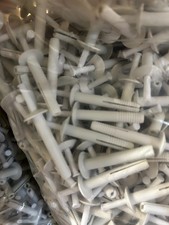6.35mm x 38mm 61APT25150 ANCHOR RIVET PLASTIC WHITE 100/500/1,000
