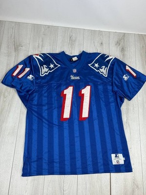 Vintage 90s Starter Drew Bledsoe #11 New England Patriots NFL