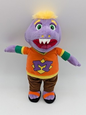 Chuck E Cheese Pizza Time Mr Munch 11 Inch Plush Purple Monster Stuffed Animal