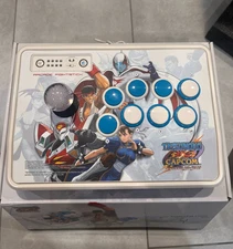 Mad Catz Tatsunoko VS Capcom Fightstick (Blue Buttons) Nintendo Wii CUSTOMIZED