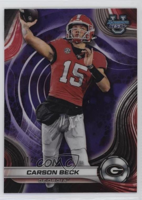 2024 Bowman's Best U Purple Refractor /125 Carson Beck #4