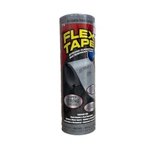 Flex Tape 12" x 10 ft Gray – Original Thick Flexible Rubberized Waterproof Seal