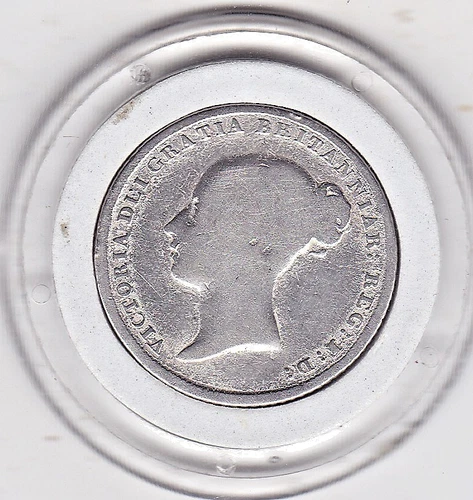 1843 Victoria Sixpence — photo from the most recent tracked eBay sale