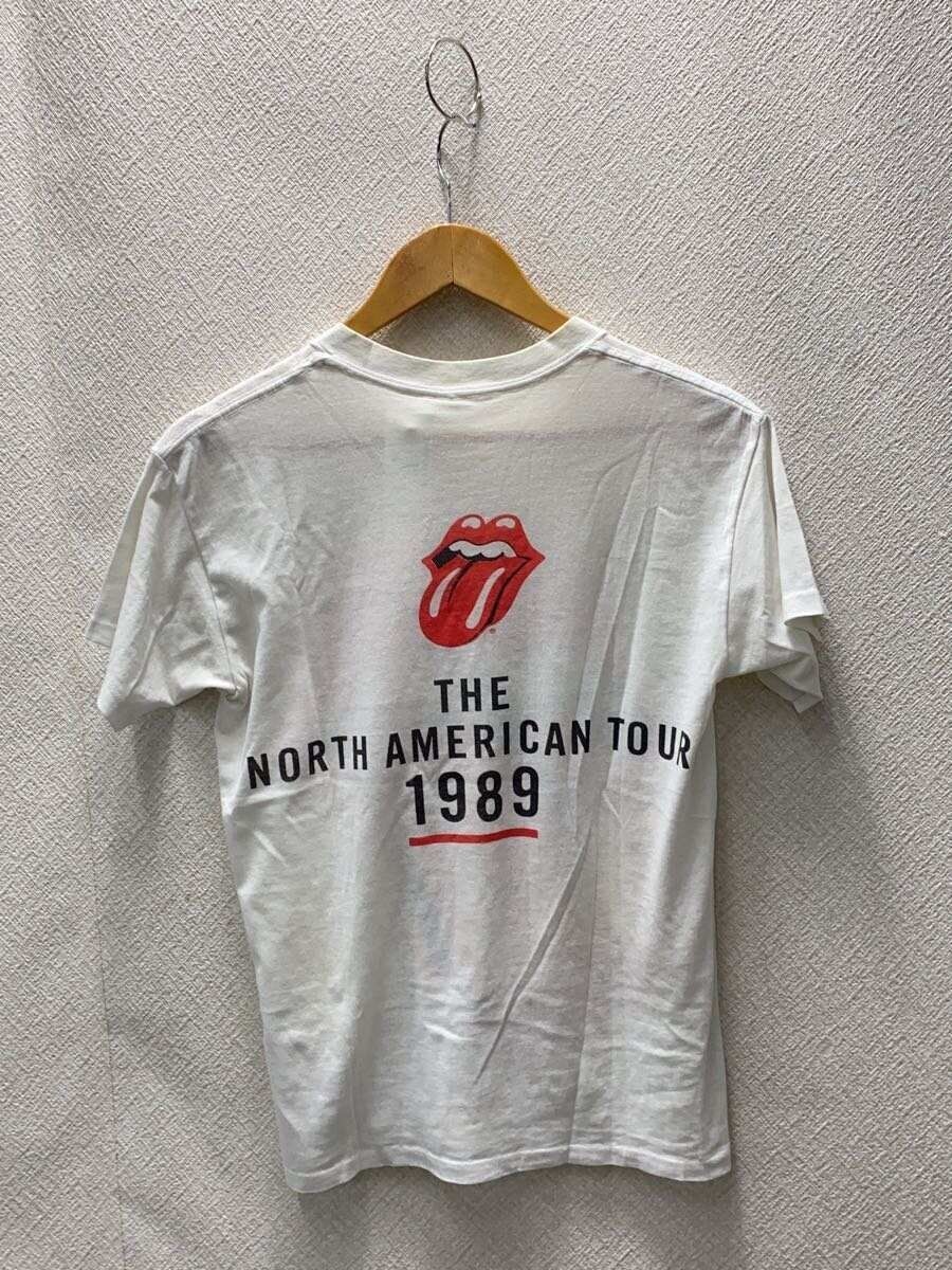 ALTRA T shirt altre marche Rolling Stones anni 80 1989 tour M cotone bianco usata