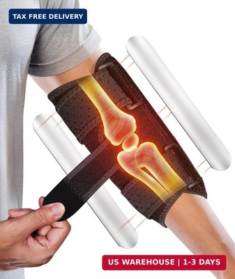 Elbow Brace for Cubital Tunnel & Ulnar Nerve Support - Adjustable Night Splint f