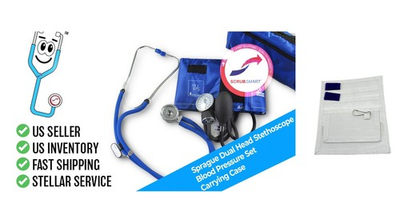 #ad Nurse Stethoscope and Blood Pressure Set 330ROY with FREE GIFT Pocket Organizer $22.99