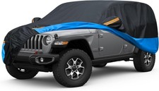 Car Cover Waterproof All Weather Outdoor Windproof Dustproof UV Protection Fit S