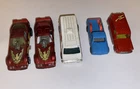 #11 Lot Of 5 Vintage Toy Cars Various Brands Hot Wheels, Marx & Husky As Is