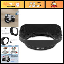 Square Metal Lens Hood for 35mm 50mm Cameras, Compatible with Biogon Nokton