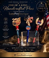 Custom beaded pens Luxury Gifts Basket Fillers Collect 4th of July