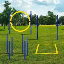 Dog Agility Training Equipment, Dog Obstacle Course, Exercise Fun for Pets Y...