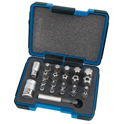 Draper Torx Star Plus Bit Set 23 Teile 1/4 & 1cm Sq Dr Aufbewahrungs Etui 23241