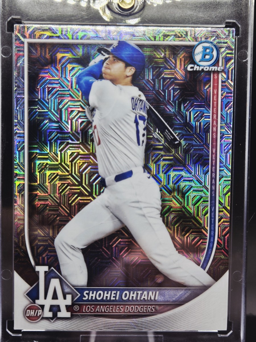 Shohei Ohtani RARE MOJO REFRACTOR INVESTMENT CARD BOWMAN DODGERS