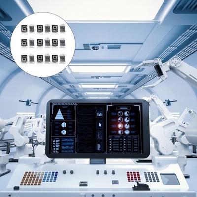 20stk Gemeinsame Kathode 10-polig 1 Bit 7 Segment 0,5 ''rote LED-Anzeige Rotlicht