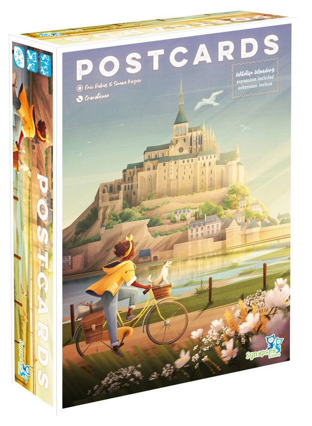 Jeux de société Postcards pour occuper les enfants sans écran le week-end