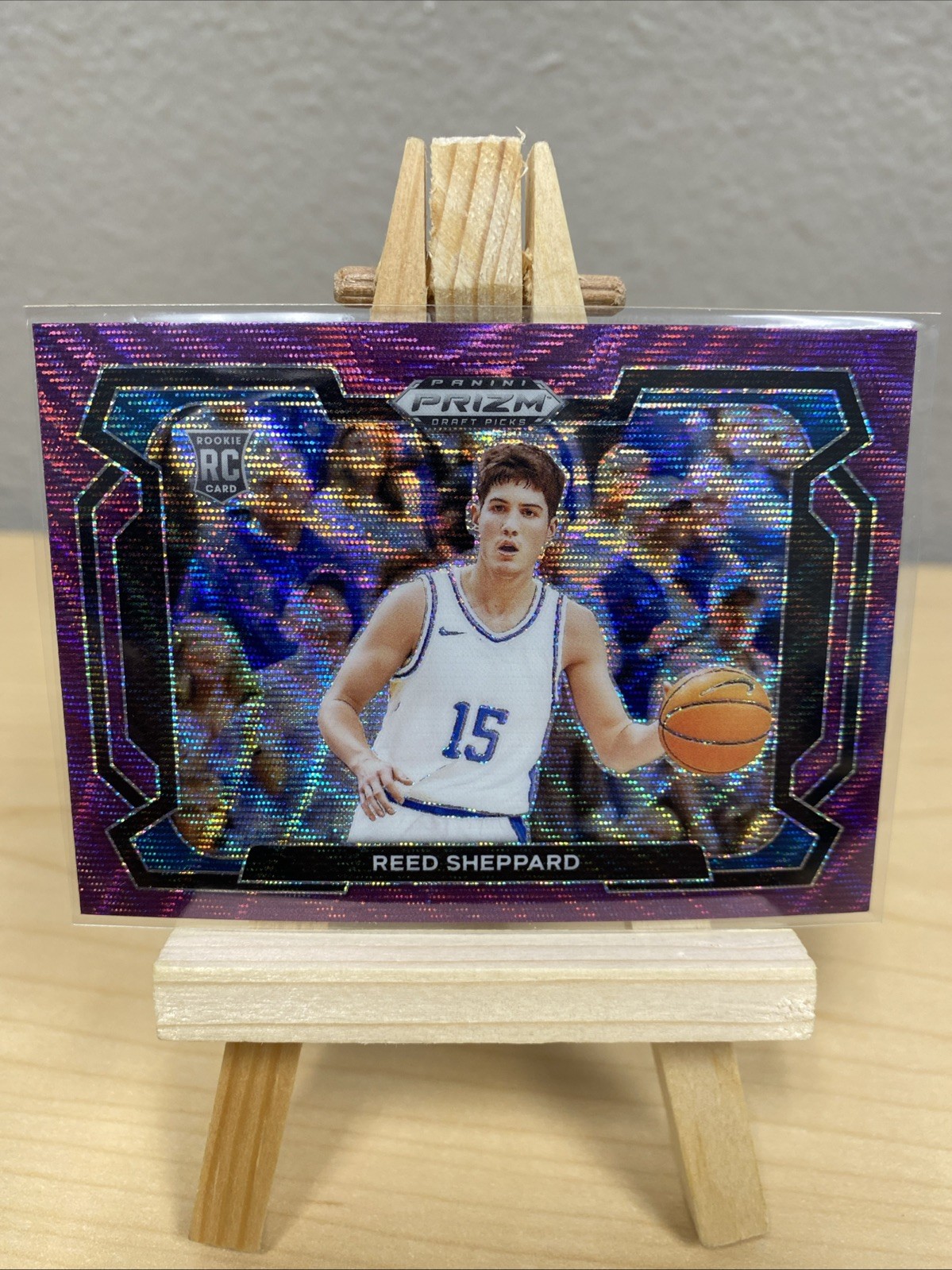 2024 Panini Prizm Draft Picks #21 Reed Sheppard Purple Wave Variation Rookie RC