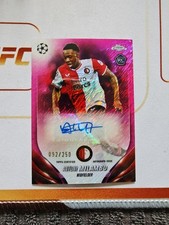 2023 Topps Chrome UEFA Antoni Pink Refractor Auto Milambo Auto RC Rookie #CA-AM