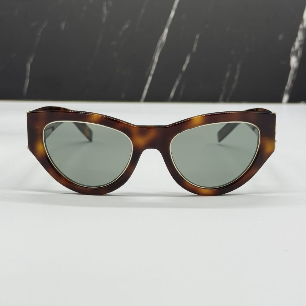 NUOVI OCCHIALI DA SOLE SL M94 RIM 001 SAINT LAURENT DONNA HAVANA ROTONDI SLM94 SUNGLASSES