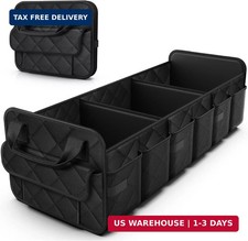 HOTOR Trunk Organizer for SUV - Foldable Car Organizers and Storage