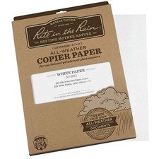 RITE IN THE RAIN 8511 Waterproof Laser Paper,8-1/2"x11",PK200 3XFR7