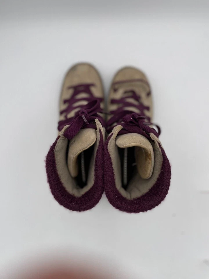 Salomon Winter Boot Women's Sz 7 Brown Suede Leather Round Toe Lace-Up 108595S - Image 4 of 4