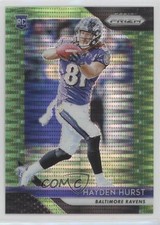 2018 Panini Prizm Rookie Neon Green Pulsar Prizm Hayden Hurst #208 08nc