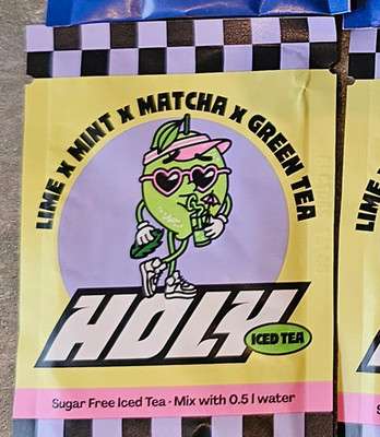 HOLY Iced Tea Eistee Mix zuckerfrei 0,5 l Lime Mint Matcha Grüner Tee
