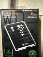 NEW Western Digital WD BLACK P10 2TB Portable External Game Hard Drive For XBOX