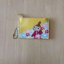 Moomin m1205 Pink and Yellow Coin Case Unused Compact Wallet New with Tags
