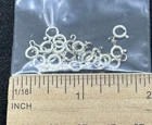 Lot of Sterling Silver Spring Ring ClaspFindings- 1.9 Grams- Vintage Estate Find