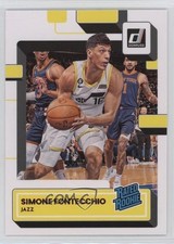 2022-23 Panini Chronicles Donruss Rated Rookie Pink Simone Fontecchio #198 1lz5