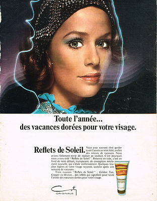 REKLAME WERBUNG 1970 COTY Kosmetik ''REFLETS DE SOLEIL''310513