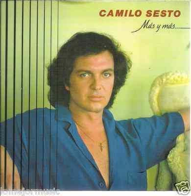 ultra rare CD Card Sleeve 80's CAMILO SESTO Mas Y Mas Hasta El Final Que + Te Da
