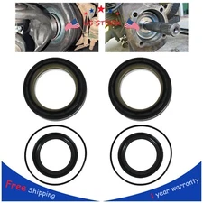 Front Axle Knuckle Vacuum & Tube Seal Kit For Ford F250 350 450 Super Duty 98-04