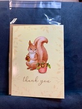 Thank You Card Gorgeous Squirrel I Appreciate You
