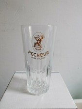 Rare verre à bière PÊCHEUR - Bière d'Alsace