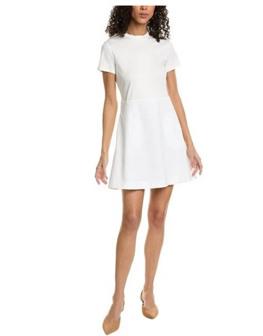 theory t shirt dress Crushed Satin T-Shirt Dress