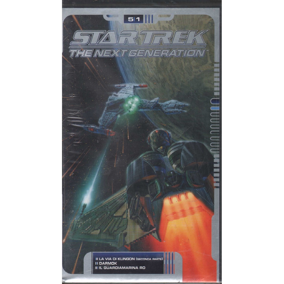 Star Trek: The Next Gener 5.1 VHS Univideo - PVS71068 Sealed