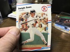 1988 Fleer Baseball FROM FACTORY SET # 351 DWIGHT EVANS