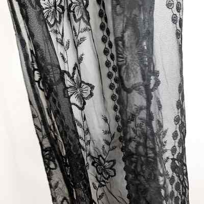 Wild Honey Black Embroidered Maxi Lace Dress | eBay