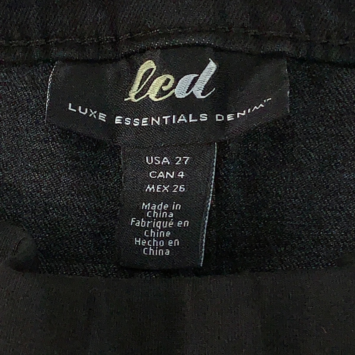 Led luxe essentials deals denim