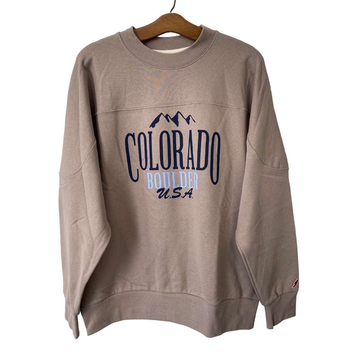 League 91 Colorado Boulder USA Pullover Sweatshirt Mens MED