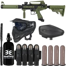 NEW Tippmann Cronus Tactical Rivalry Paintball Gun Package Kit - (Black/Olive)